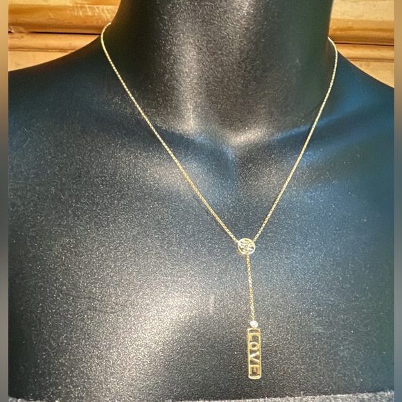 $1200 Mary Margrill M2 Solid 14K Yellow Gold LOVE SkippyDiggy Diamond Necklace - Picture 17 of 17